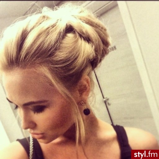 Blond Upięcie Proste Na co dzień Długie Fryzury