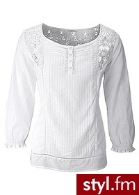 Bonprix Tunika biały 932271_18147 - Tuniki Ciuchy Moda
