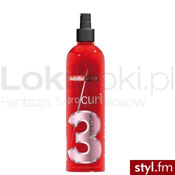 BaByliss PRO Procurl lotion Twist’Up Termo Spray do loków 250 ml - Emu Buty Moda