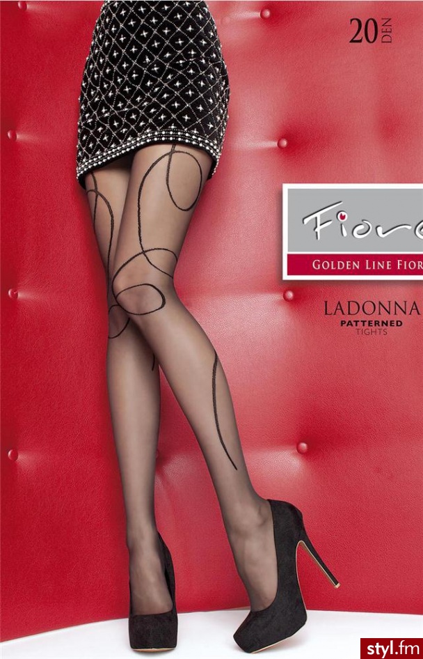 Fiore rajstopy Ladonna 20 DEN (czarny) - Rajstopy Bielizna Moda