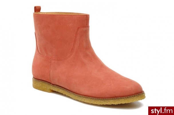 Flip Flop PÓŁBUTY I BOTKI CABALLO BY FLIP FLOP (Czerwony) - Botki Buty Moda
