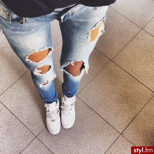Jeansy Spodnie Moda