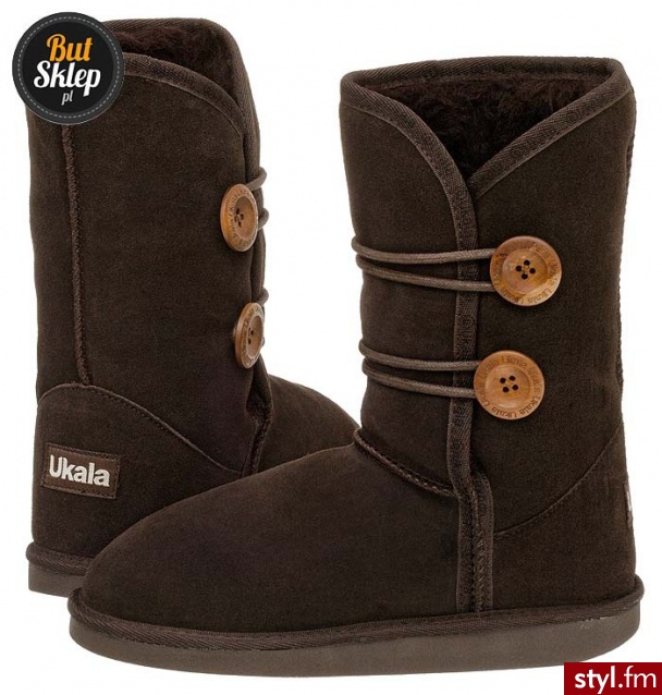 UKALA BY EMU BUTY AMELIA LOW CHOCOLATE (W81032) - Emu Buty Moda