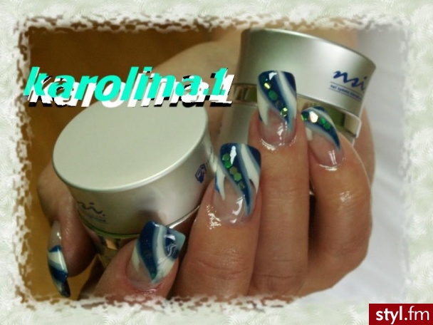 Autor: karolina1976 moje nowe zelki. Autor: <b>karolina1976</b><br /> - Paznokcie