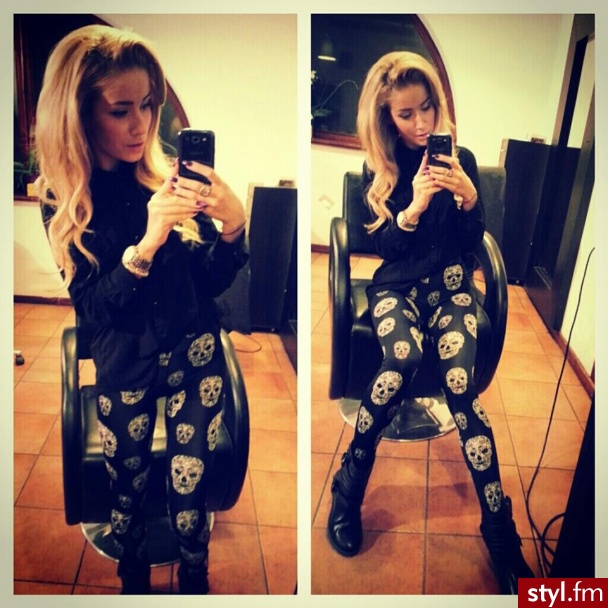 Leginsy Spodnie Moda