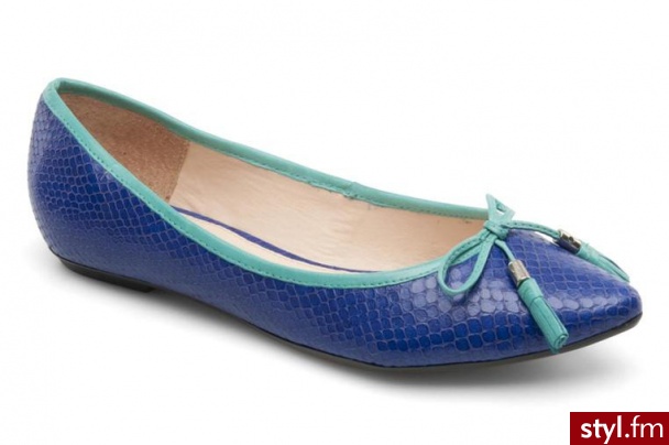 Studio TMLS BALERINKI SAARA BY STUDIO TMLS (Niebieski) - Balerinki Buty Moda