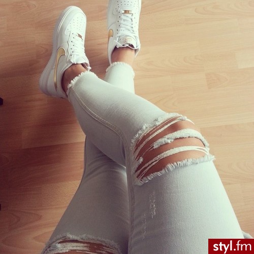 Jeansy Spodnie Moda
