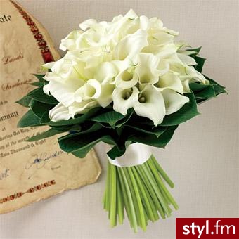 Bukiety ślubne Ślub Moda