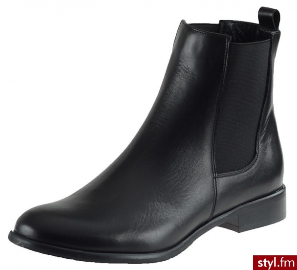 But-S Botki T783 Czarne OPO - Botki Buty Moda