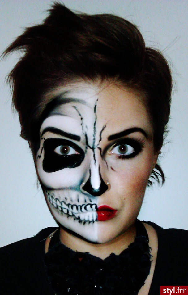 takie na halloween ;d - Artystyczne Makijaże