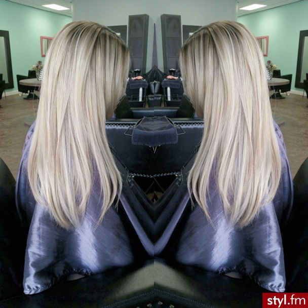 Blond Rozpuszczone Proste Na co dzień Długie Fryzury