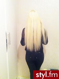 Blond Rozpuszczone Proste Na co dzień Długie Fryzury
