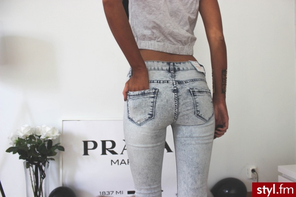 Jeansy Spodnie Moda