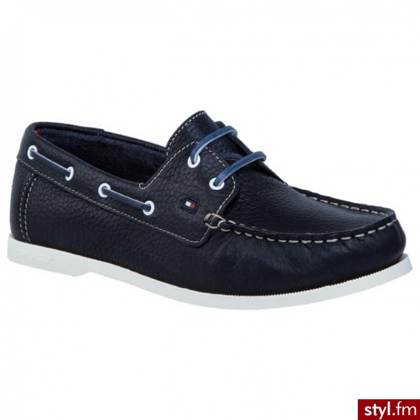 TOMMY HILFIGER Półbuty Sail 1A FU56815458 Midnight 403 Granatowy (Midnight) 403 - Półbuty Buty Moda