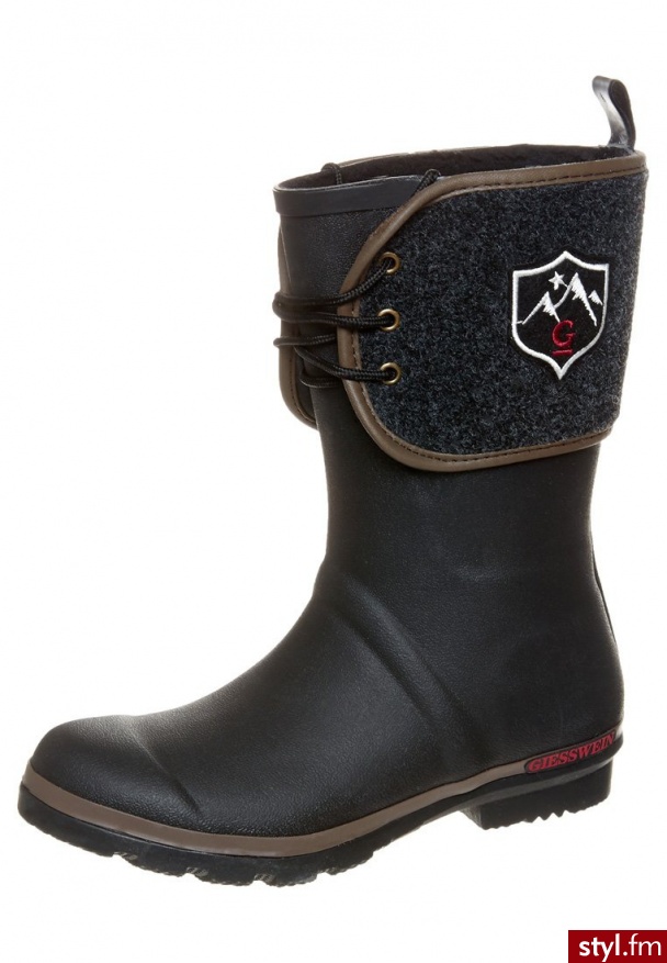 Giesswein zÜRICH Kalosze czarny 60/10/42420 - Kalosze Buty Moda