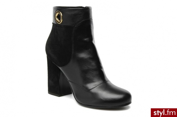 Vicini PÓŁBUTY I BOTKI PLUINA BY VICINI (Czarny) - Botki Buty Moda
