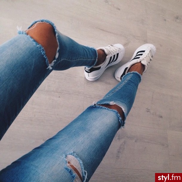 Jeansy Spodnie Moda