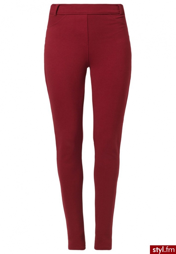 Anna Field Legginsy czerwony (AF-0813-0511) - Leginsy Spodnie Moda