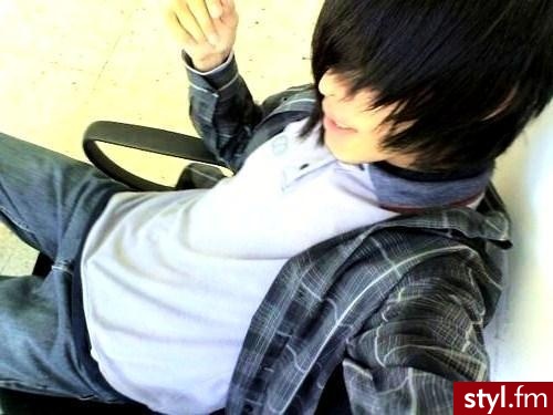EMO Alternatywne Średnie Fryzury