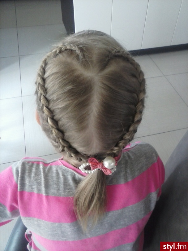 Blond Warkocze Proste Na co dzień Średnie Fryzury