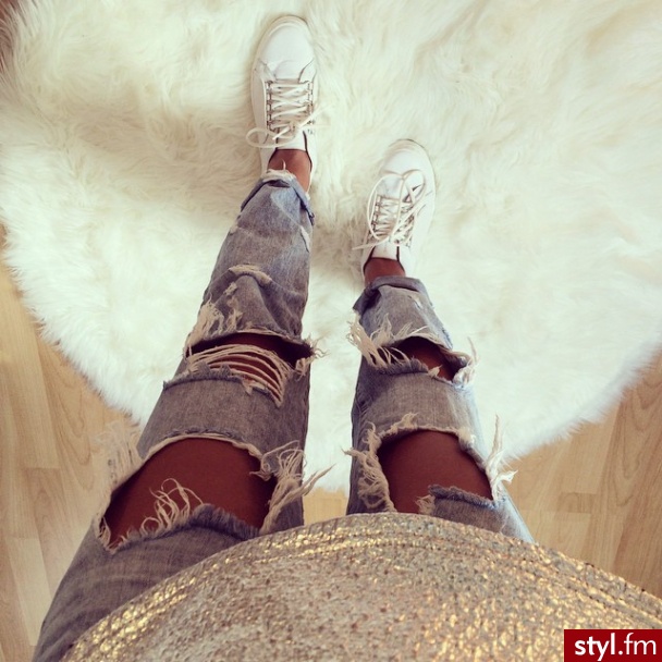 Jeansy Spodnie Moda