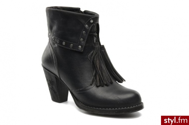 Neosens PÓŁBUTY I BOTKI PARELLADA S344 BY NEOSENS (Czarny) - Botki Buty Moda