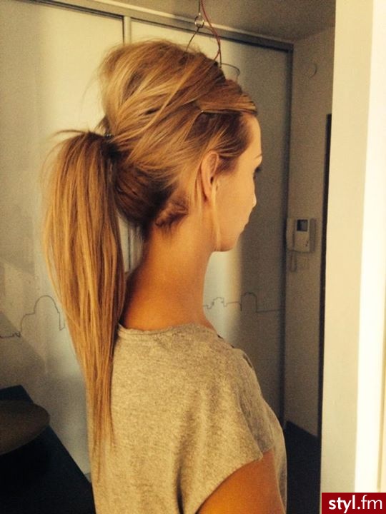 Blond Upięcie Proste Na co dzień Długie Fryzury