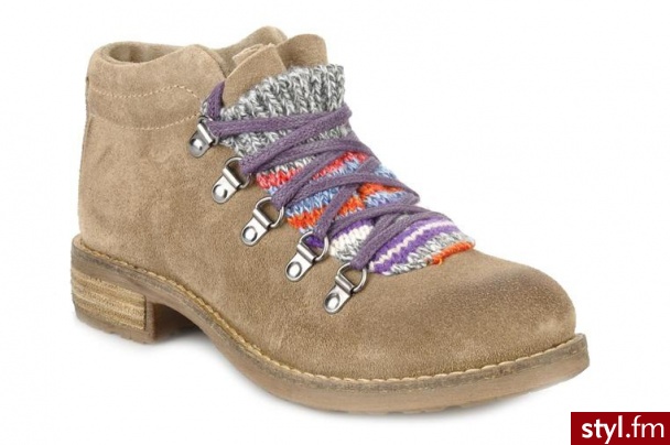 Mikaela PÓŁBUTY I BOTKI DELFIST BY MIKAELA (Beżowy) - Botki Buty Moda