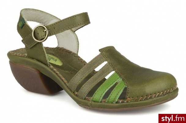 El Naturalista CZÓŁENKA G2 TOILE W BY EL NATURALISTA (zielony) - Czółenka Buty Moda