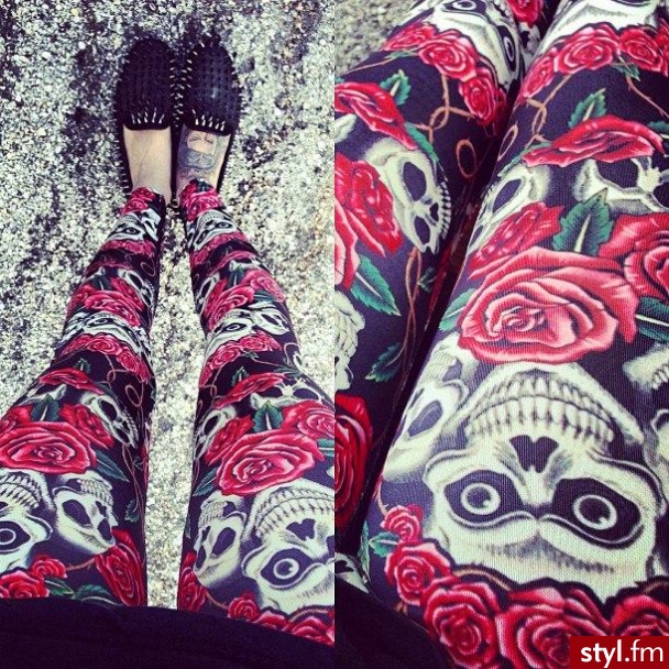 Leginsy Spodnie Moda