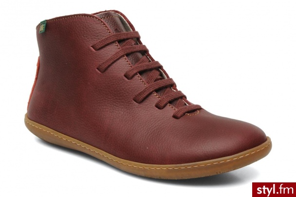 El Naturalista Półbuty i botki Viajero N267 (Bordowy) - Botki Buty Moda