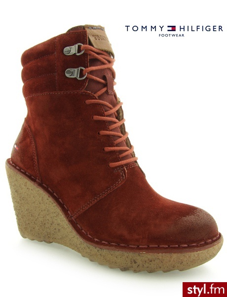 Tommy Hilfiger GILL 3 RUSSET BROWN - Botki Buty Moda
