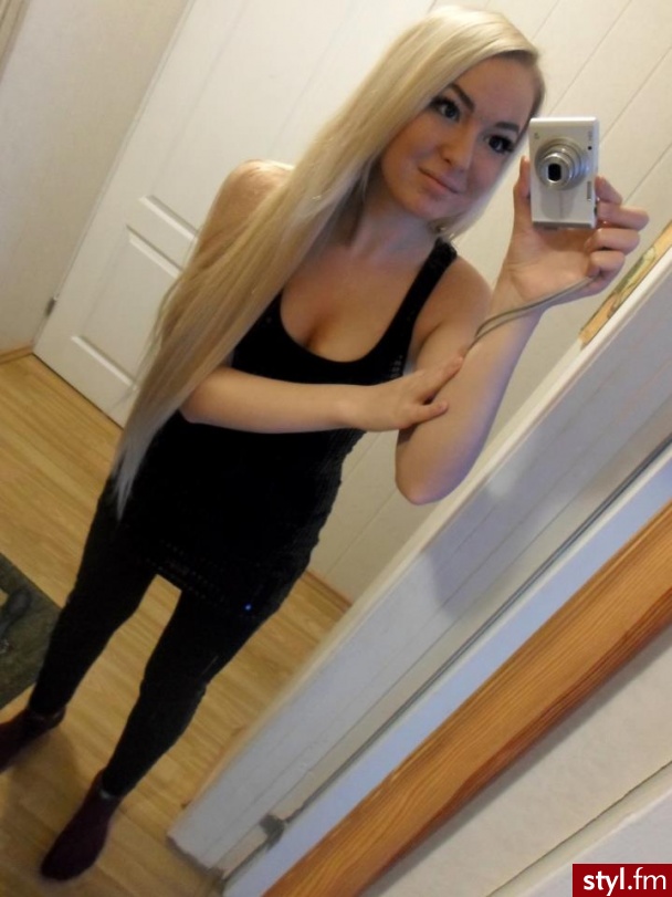Blond Rozpuszczone Proste Na co dzień Długie Fryzury
