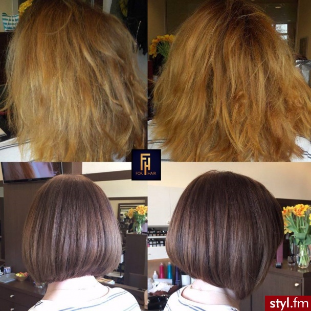 http://forhairsobieski.pl/ SOMBRE OLAPLEX WARSZAWA DOBRY FRYZJER METAMORFOZA - Brązowe Rozpuszczone Proste z grzywką Na co dzień Średnie Fryzury
