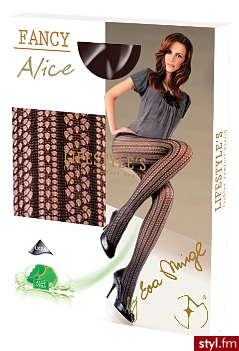 Lifestyles Alice Rajstopy ażurowe 60 den z aloesem r.3 - Rajstopy Bielizna Moda