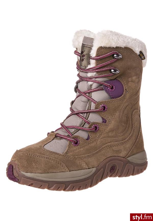 Jack Wolfskin LAKE TAHOE TEXAPORE Śniegowce brązowy (4001111) - Pozostałe Buty Moda