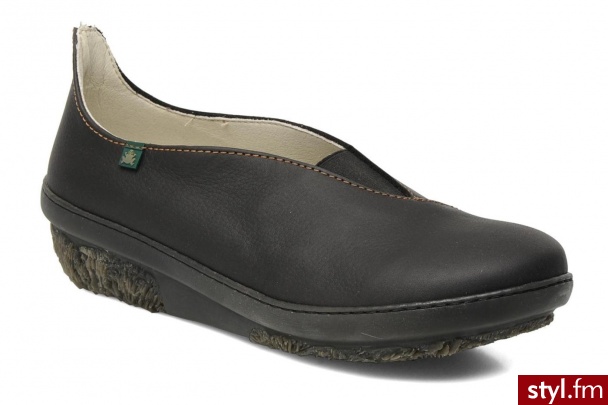 El Naturalista Balerinki Funghi N384 (Czarny) - Balerinki Buty Moda