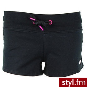 Roxy Szorty damskie BEACH BRIGHTS SHORT czarny roz.XS - Szorty Spodnie Moda