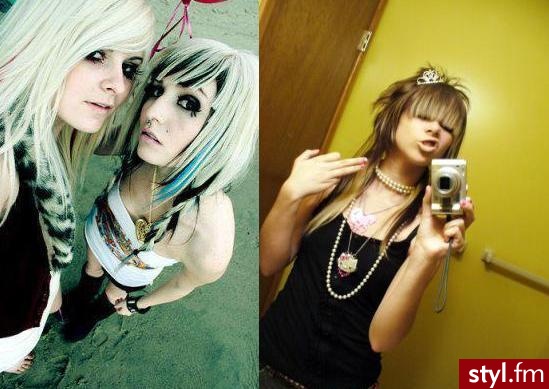 EMO Alternatywne Średnie Fryzury