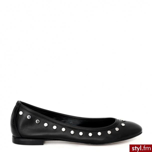 Venezia BALERINY F184 NAPP NER - Balerinki Buty Moda