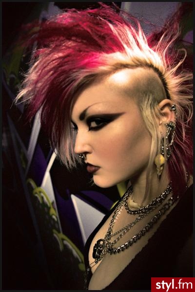 Punk Rock Alternatywne Średnie Fryzury