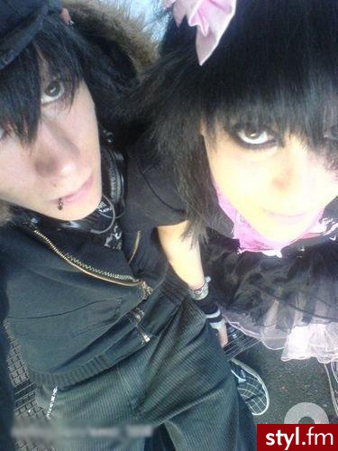 EMO Alternatywne Średnie Fryzury
