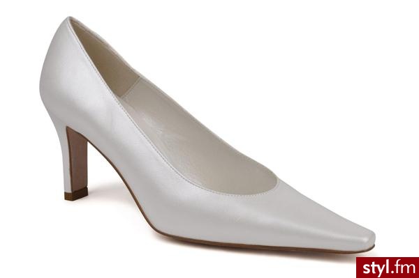 Perlato CZÓŁENKA NOLWEN BY PERLATO (Biały) - Czółenka Buty Moda
