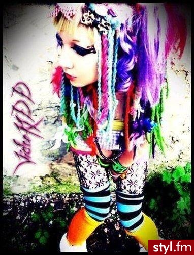 Punk Rock Alternatywne Średnie Fryzury