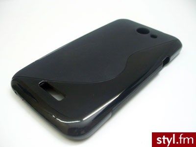EXTRA SILIKONOWE ETUI BUMPER S-LINE HTC ONE X - Portfele i etui Dodatki Moda