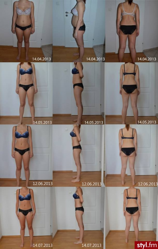 -10 kg , 5 posiłków dziennie zdrowe jedzenie co 2-3 h . Czasem ciastka lub chipsy były czasem pizza. - Sport i fitness