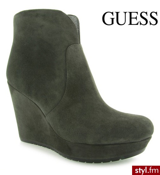 Guess VARONA SHOOTIE ANKLE BOOT SMOKE - Botki Buty Moda
