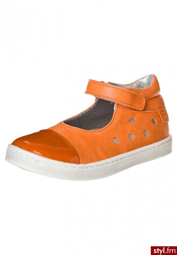 Pinocchio Baleriny z zapięciem pomarańczowy - Balerinki Buty Moda