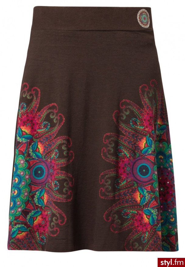 Desigual ALI Spódnica trapezowa brązowy (37F2707) - Pozostałe Spódnice Moda