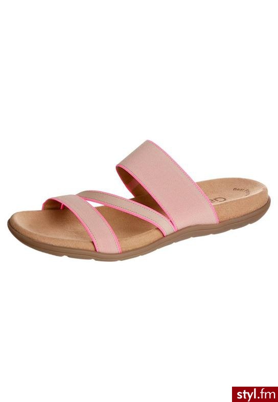 Gabor Klapki różowy (63.762) - Klapki Buty Moda